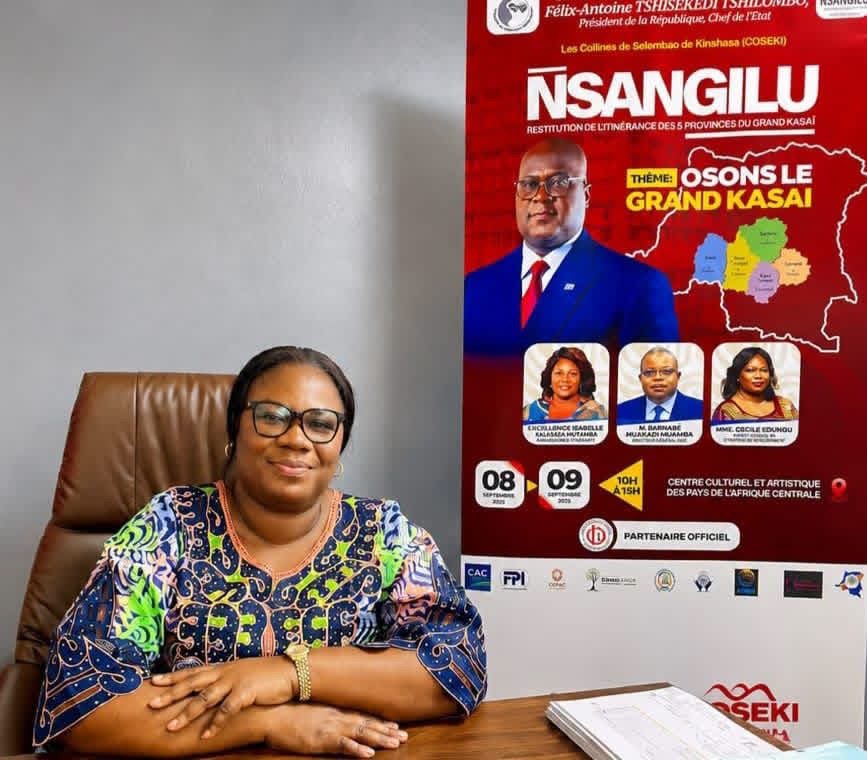« Osons le Grand Kasaï, NSANGILU »: Cécile Edungu veut passer des idées aux actions
