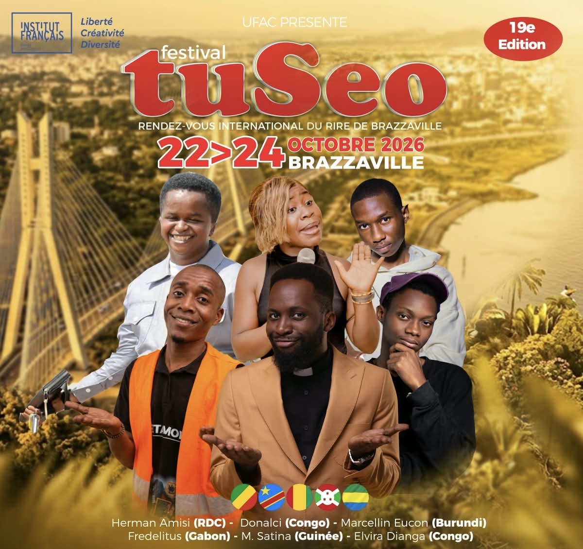 Humour | Festival : TuSeo 2026, Brazzaville rassemble les talents du rire africain