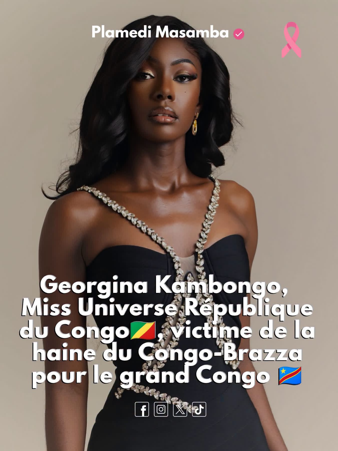 🇨🇬🇨🇩 Congo-Brazzaville : Georgina Kambongo, Miss Universe République du Congo, victime du rejet de ses compatriotes ?