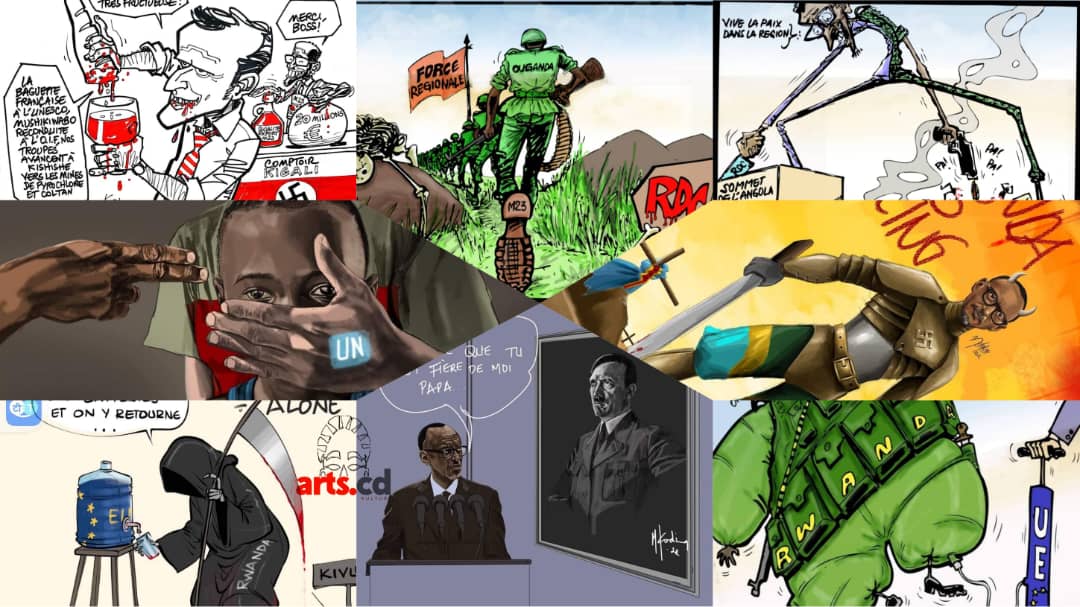Guerre contre Rwanda: Voici les Cinq artistes visuels congolais au front !