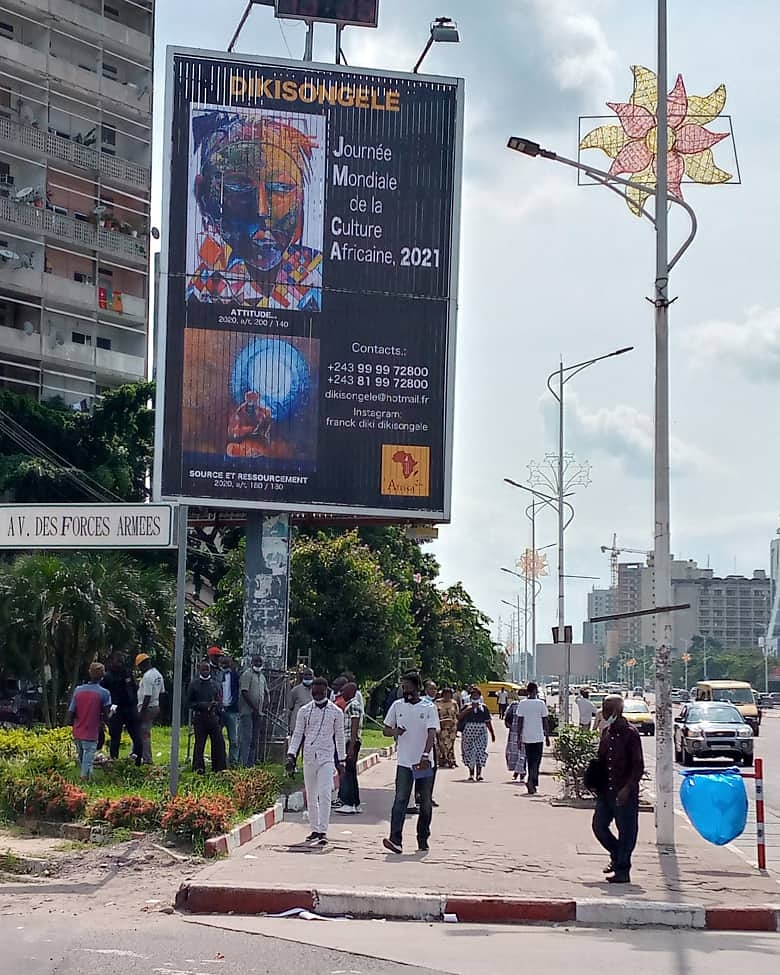 Expo-plein air : des panneaux géants pour célébrer la journée mondiale de la culture africaine !