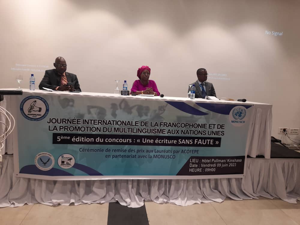 La Cinquième édition du Concours « Une écriture sans faute » livre ses Secrets à Kinshasa