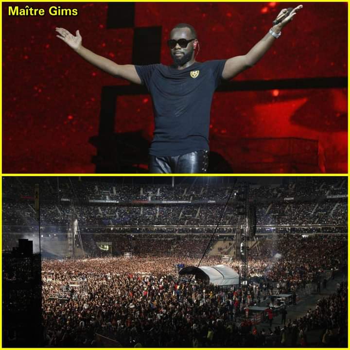 Il y a 1 an Maitre Gims domptait  le Stade France
