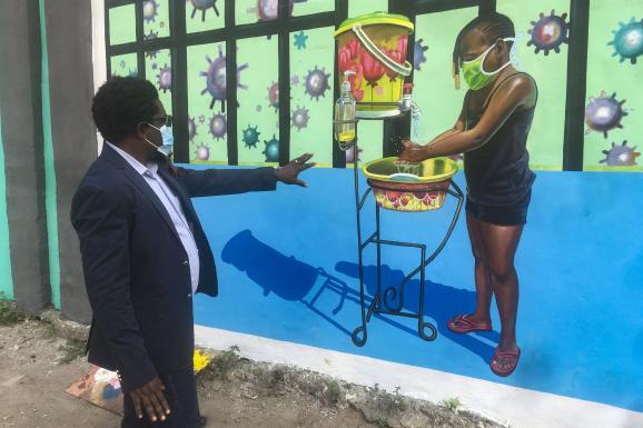 Des murs de l’Académie des beaux-arts au service de la lutte contre la Covid19