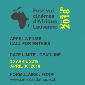 Appel à film: Festival cinémas d’Afrique-Lausanne !