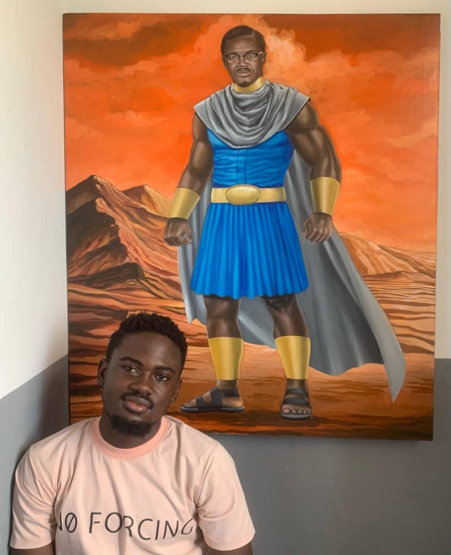 RDC : « Lumumba Super Héros », l’œuvre de l’artiste Djorsy Adidiema