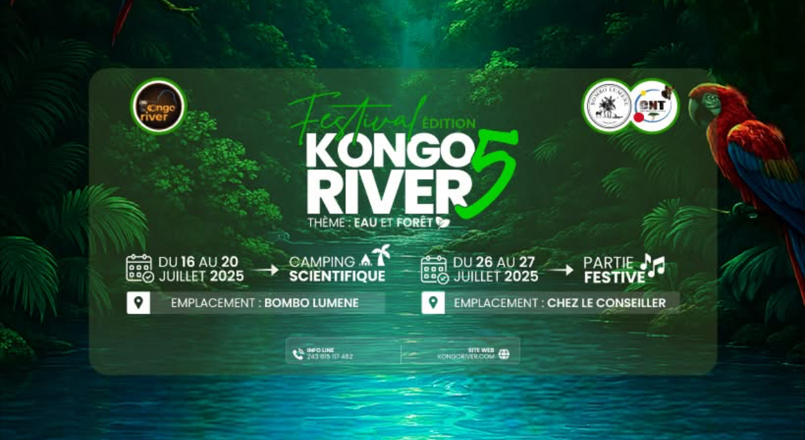 Musique : Concert de clôture de la 5ème édition du festival « Kongo River » 