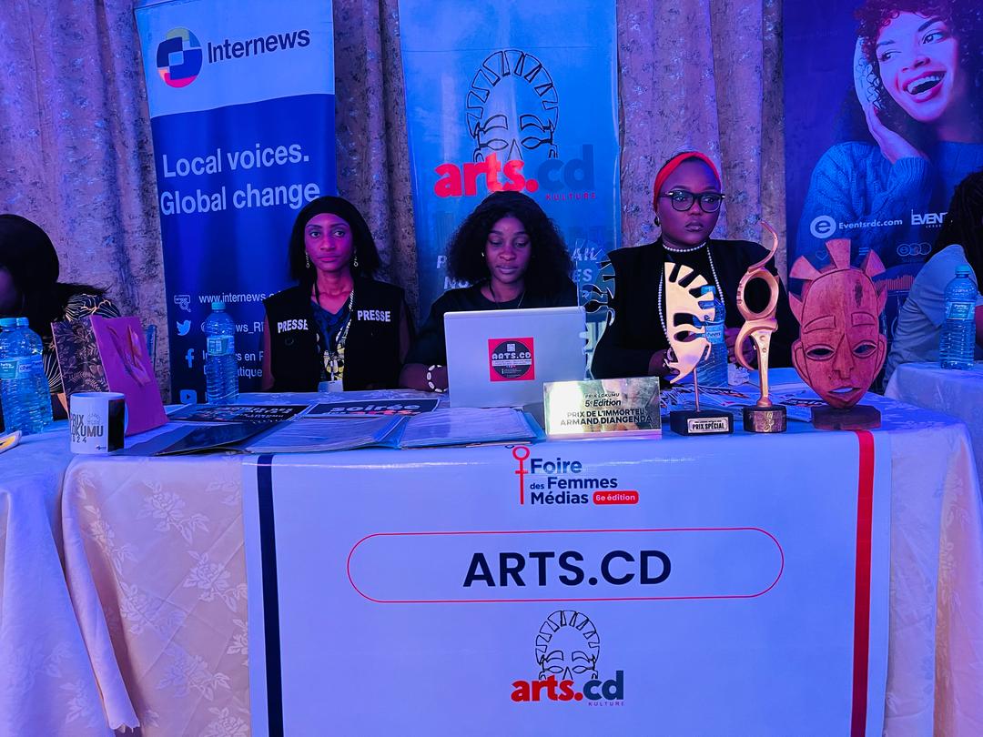 Présence remarquable de Arts.cd à la 6ème édition de la Foire des femmes des médias