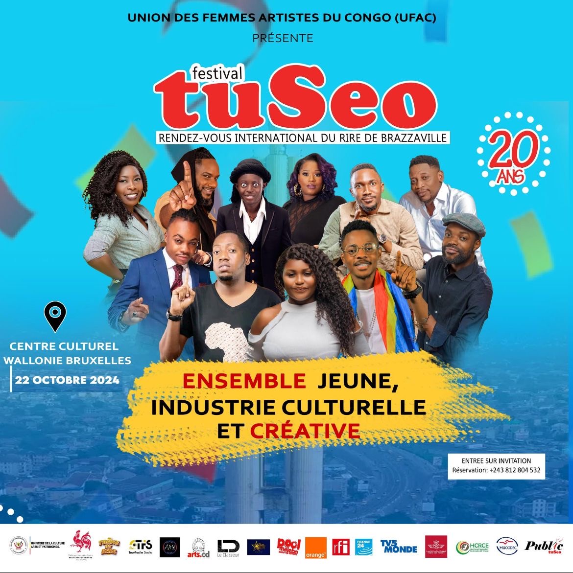 Humour: Festival Tuseo célèbre ses 20 ans à Kinshasa et Brazzaville