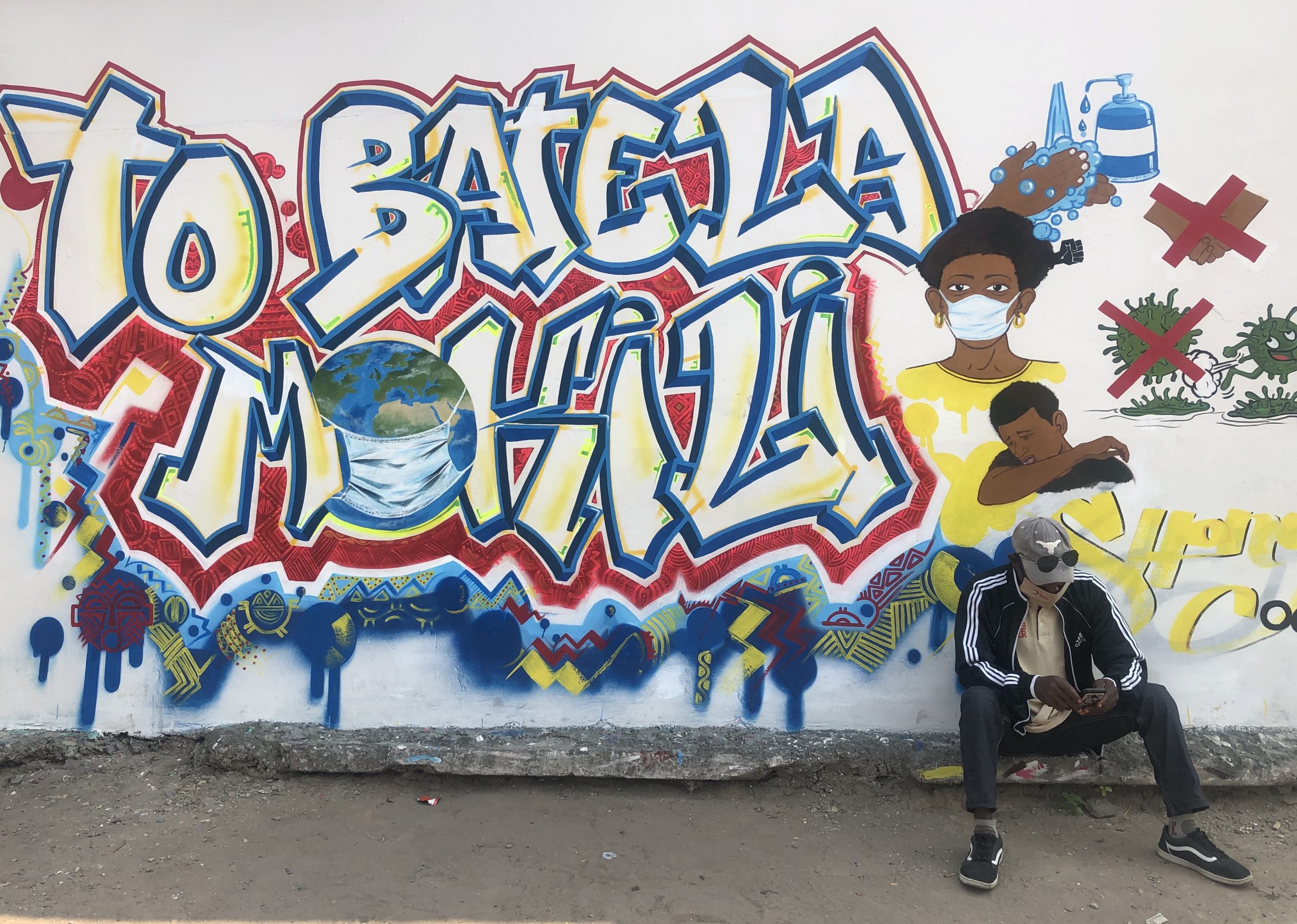 « Batela Mokili », des streets arts pour lutter contre la Covid19 à l’ABA