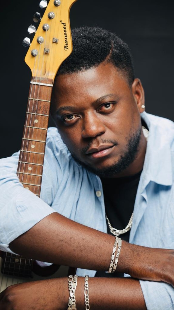 L’artiste Eric Nice à l’ouverture de TMA Festival à la Halle de la Gombe