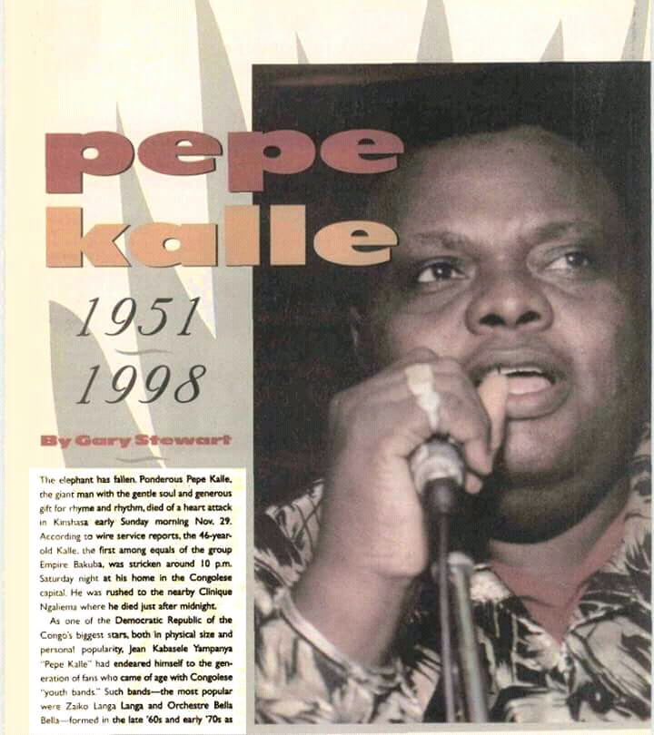 Soirée d’hommage à Pepe Kallé