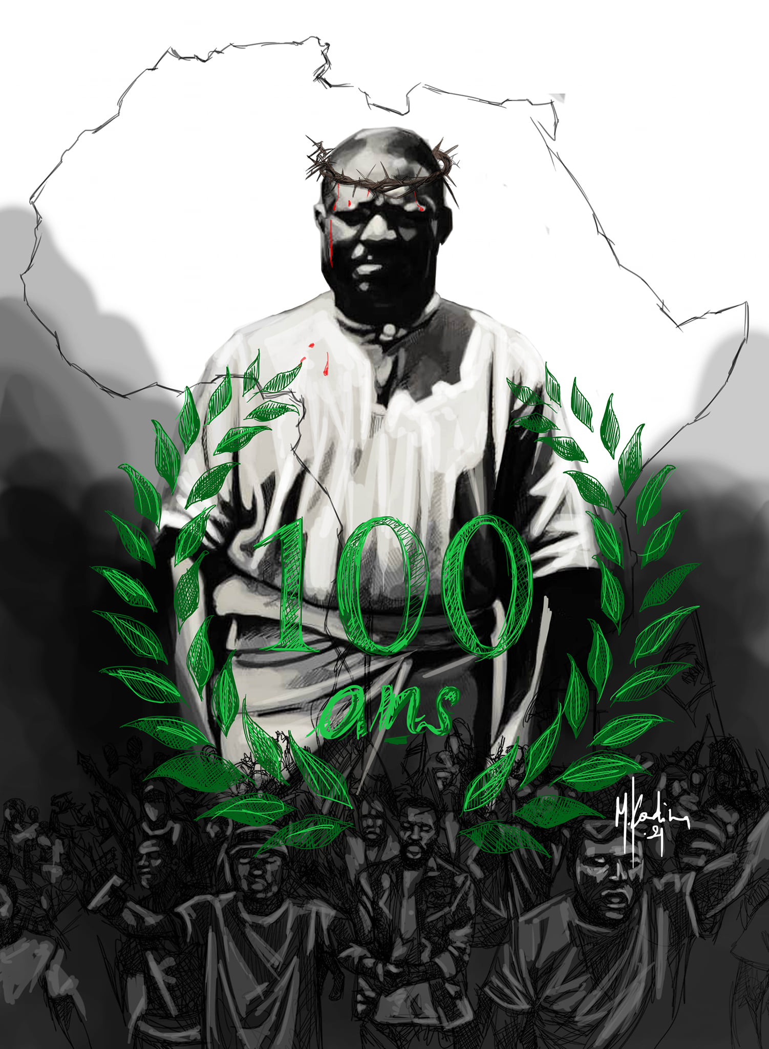 « Mettons-nous ensemble pour prier Kimbangu afin qu’il apporte notre message auprès de Dieu pour que nos souffrances disparaissent (…) » (Christophe Kisolokele (audio)