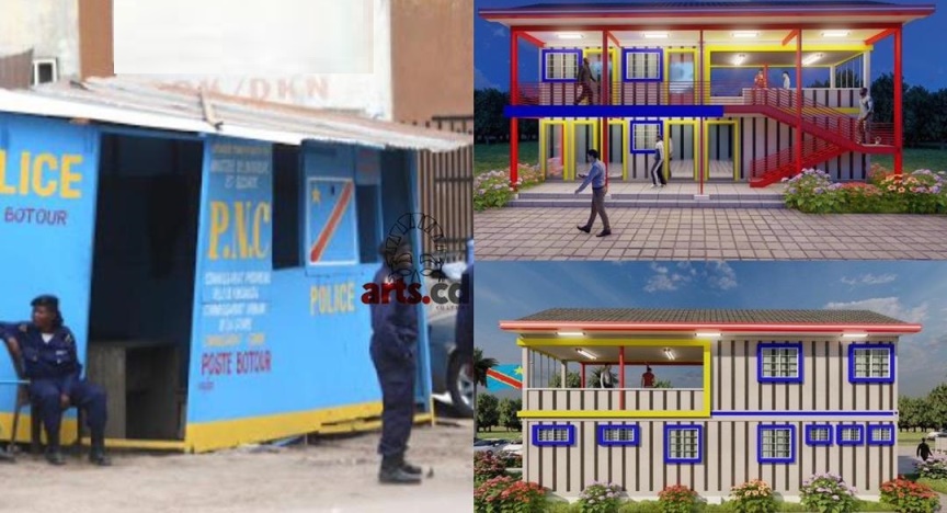 Architecture : Guyguy Mangala veut (re)donner vie aux sous-ciat de la Police Nationale Congolaise