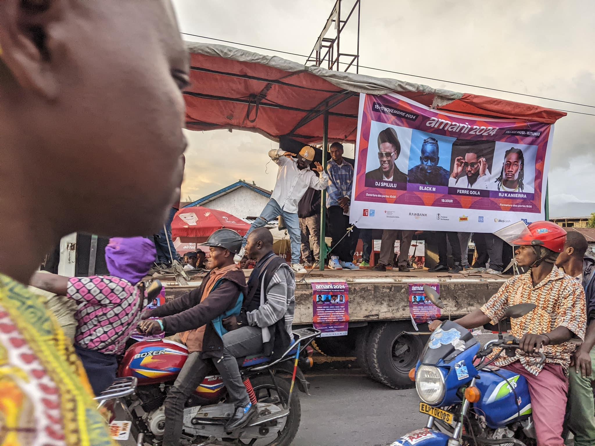 Communiqué : Festival Amani 10 en deux jours, 16 et 17 novembre à Goma