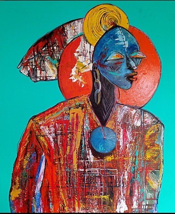 Arts visuels : « Lucie Eyenga, la reine de la rumba congolaise», œuvre du Maître Franck Dikisongele