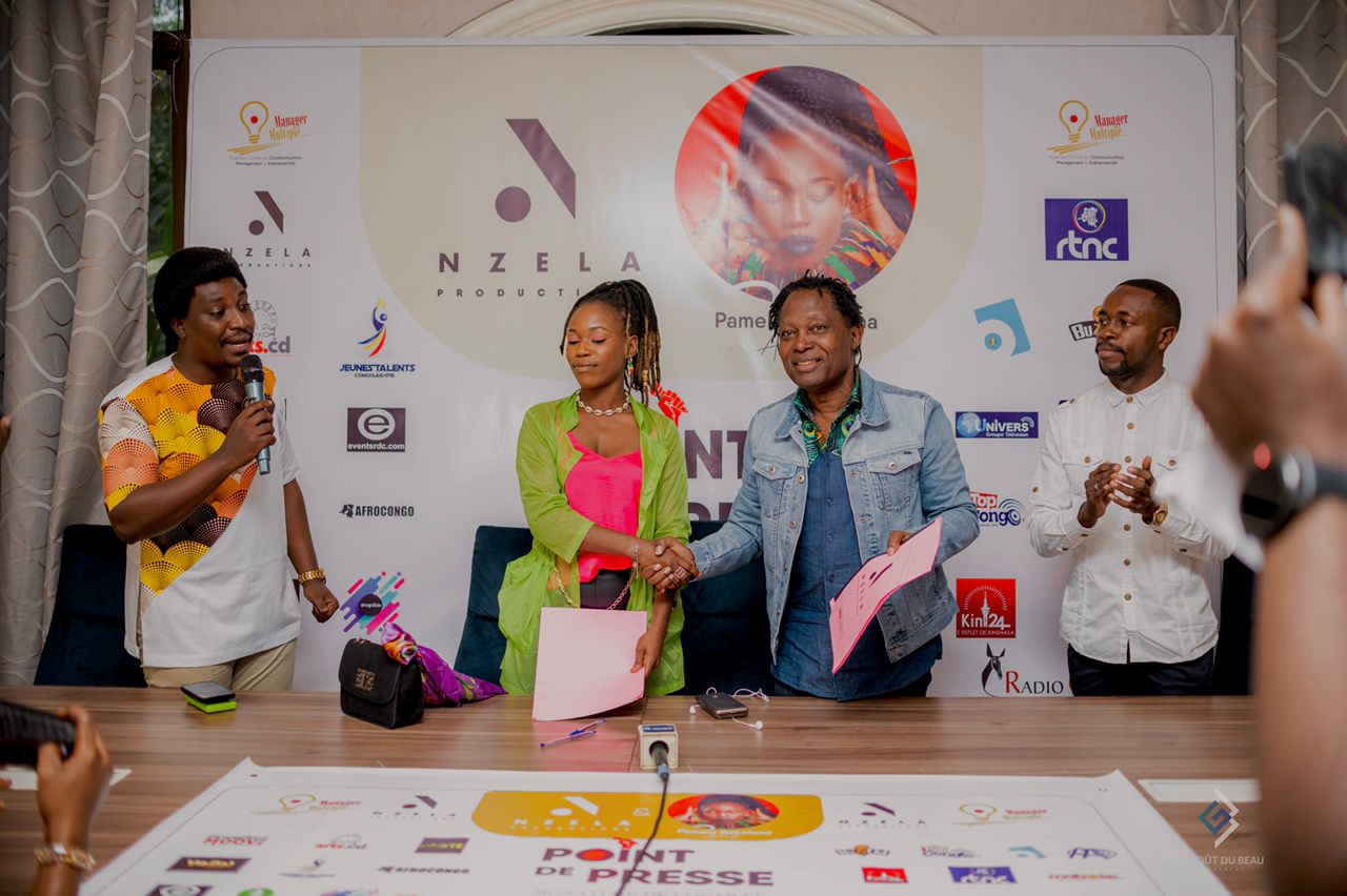 Pamela Baketana signe à Nzela production de Lokua Kanza