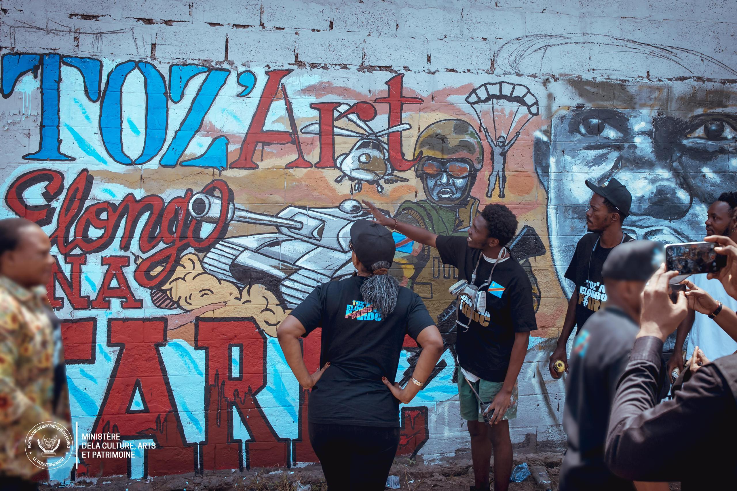 Toz’art Elongo Na FARDC : Yolande Elebe s’enquiert de l’engagement des artistes à Kinshasa à soutenir les FARDC !