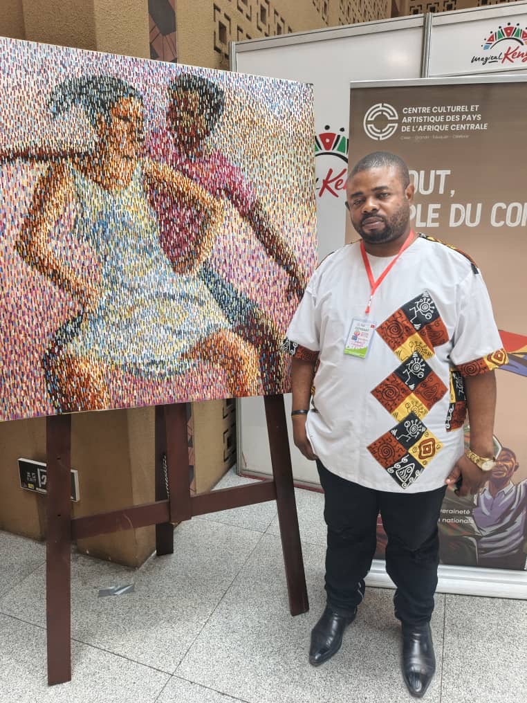 Arts visuels : Baba Tshikama, l’explorateur des vibrations invisibles de la rumba congolaise