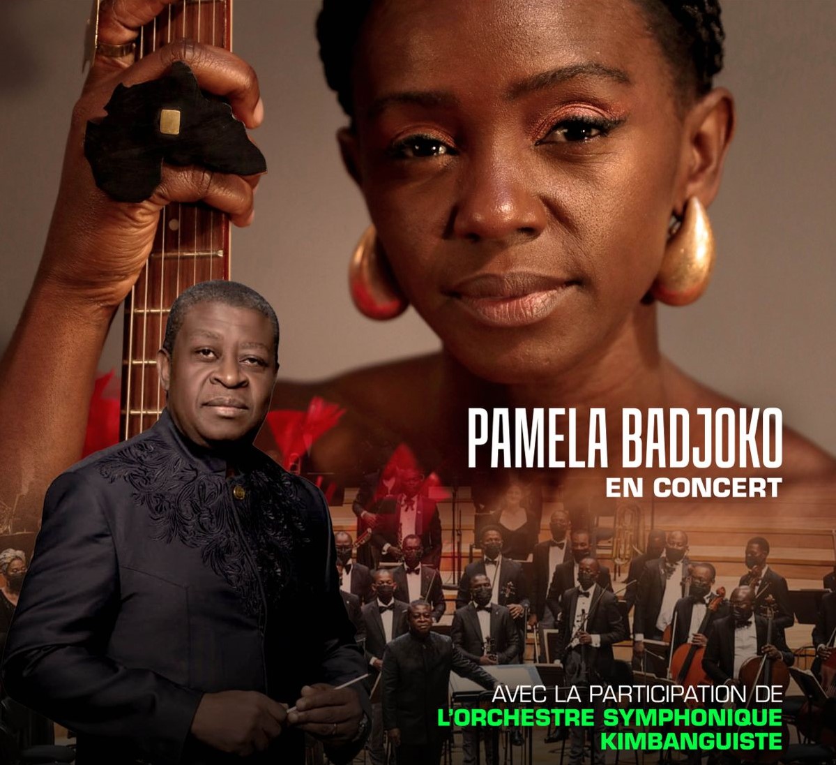 Musique Classique : Chanteuse gabonaise Pamela Badjogo avec l’Orchestre symphonique kimbanguiste