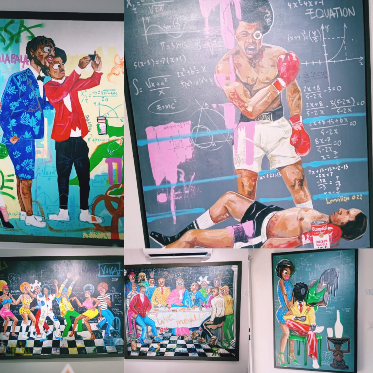 Expo: Patrick Lomaliza, Rumily Masiala et Jonathan Malanda peignent la vie en « Trois » à la Gallerie Malabo !