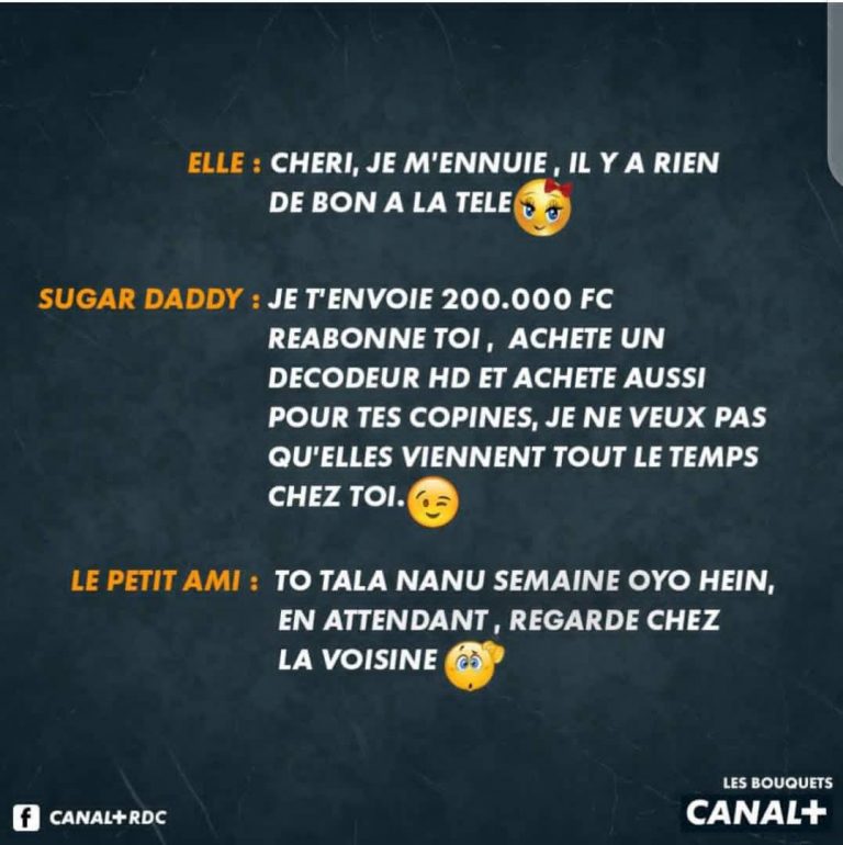 Tribune : CANAL+ RDC rate sa sortie médiatique sur « Sugar Daddy » !