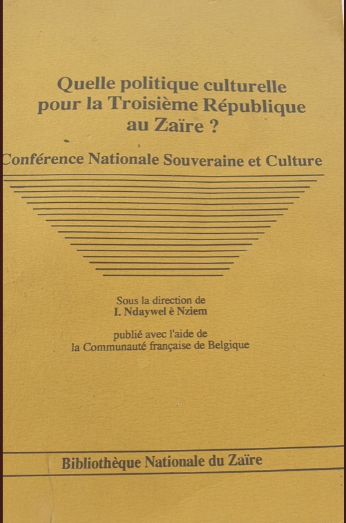 Quelle politique culturelle pour la RDC après Covid19  ?