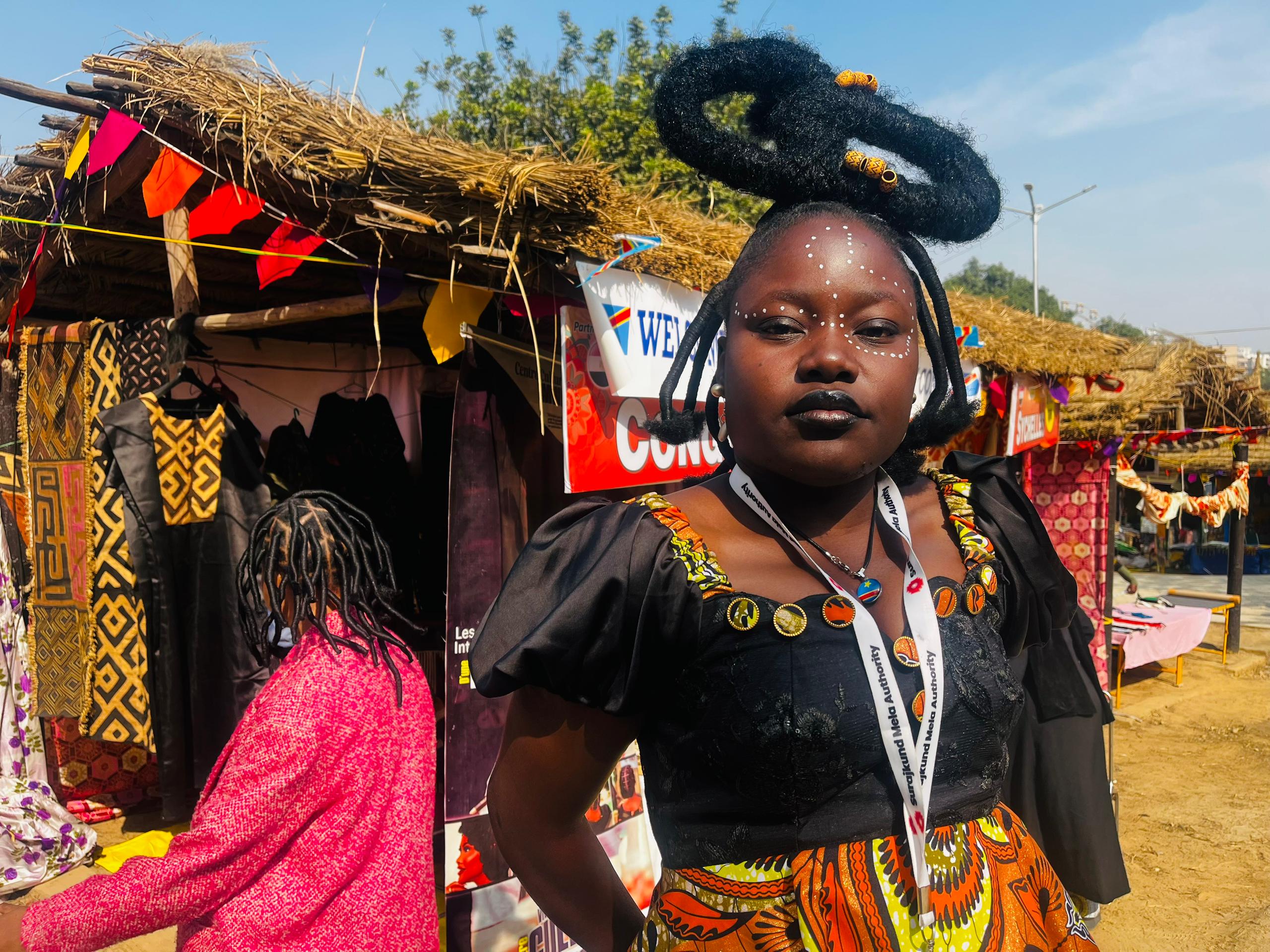 ZOOM: L’art capillaire, ambassadeur de l’identité congolaise à la 39ᵉ Surajkund Mela en Inde