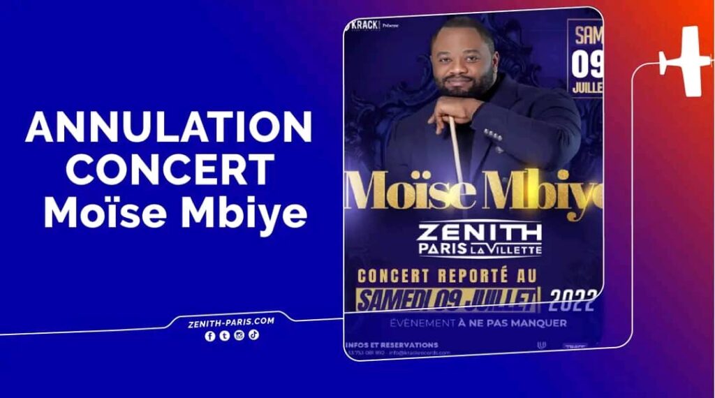 Le concert de Moïse Mbiye au Zénith de Paris annulé !