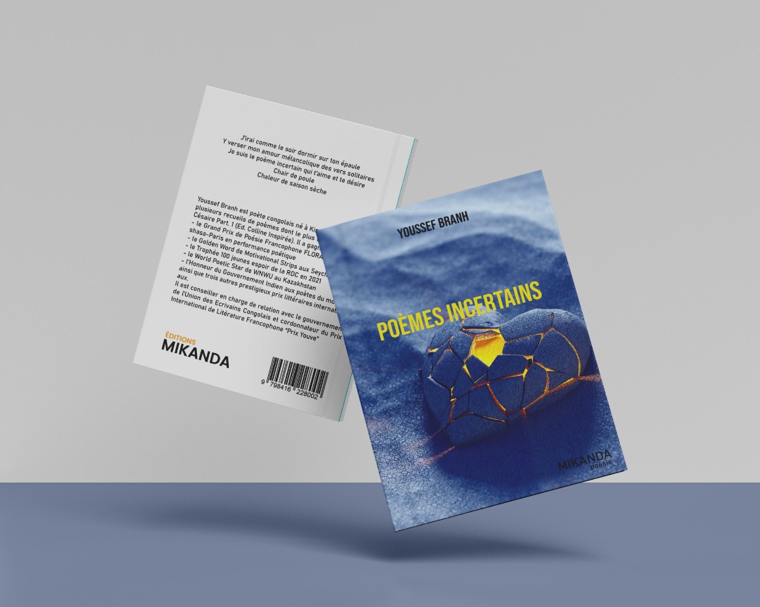 « Poèmes Incertains », nouveau recueil de Youssef Branh disponible aux Editions Mikanda