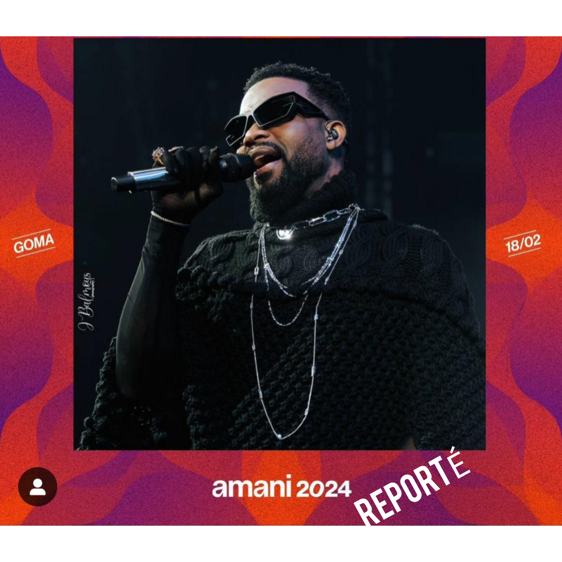 Goma: Festival Amani 10 reporté à juin 2024 