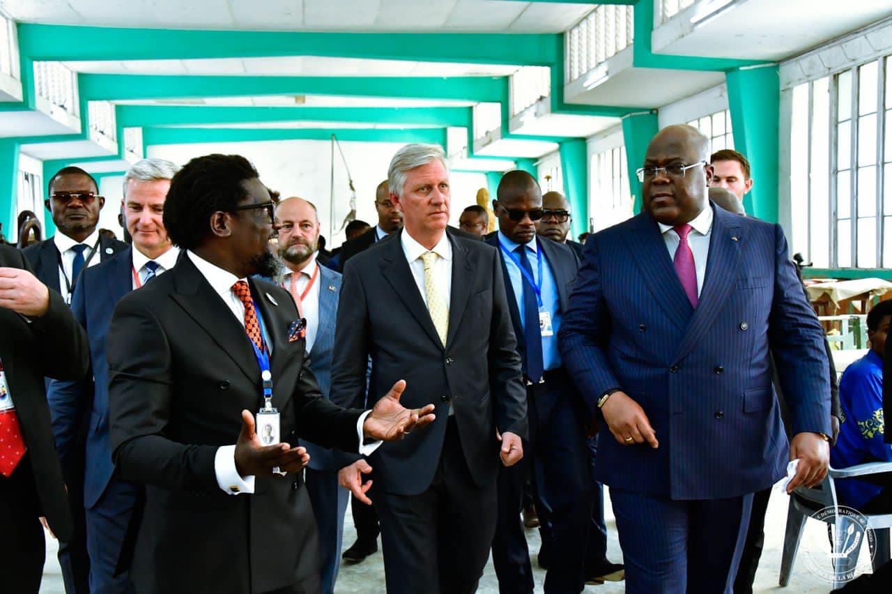 Président Félix Tshisekedi et Roi Phillipe à l’Académie des beaux arts : Henri Kalama gagne le pari ! 