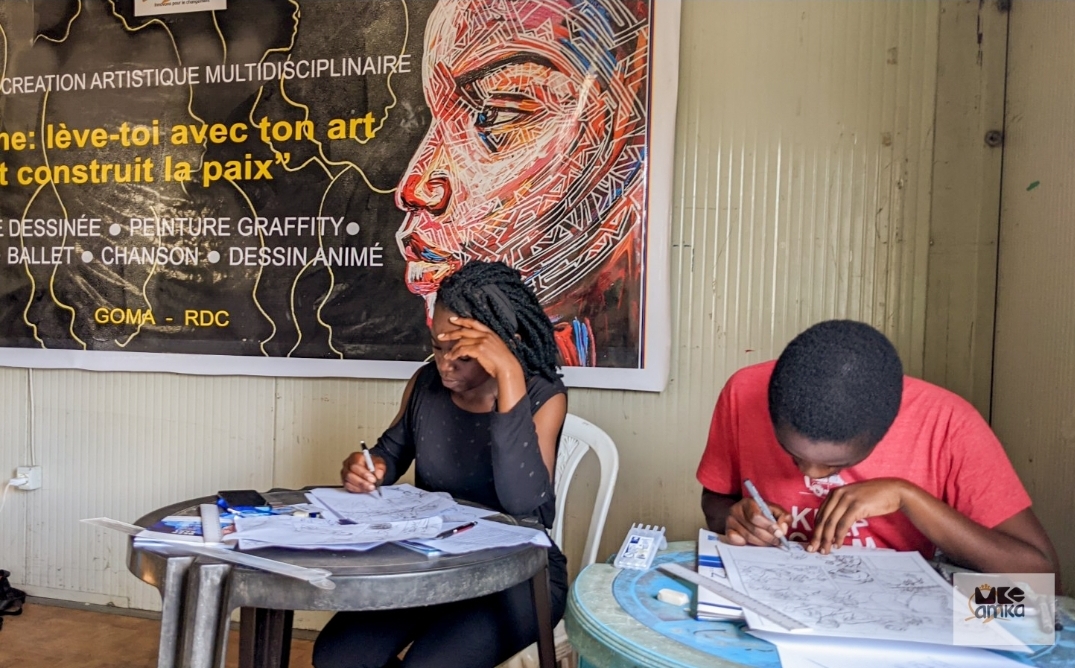 Goma : Des artistes visuels en atelier pour comprendre les résolutions 1350 et 2250