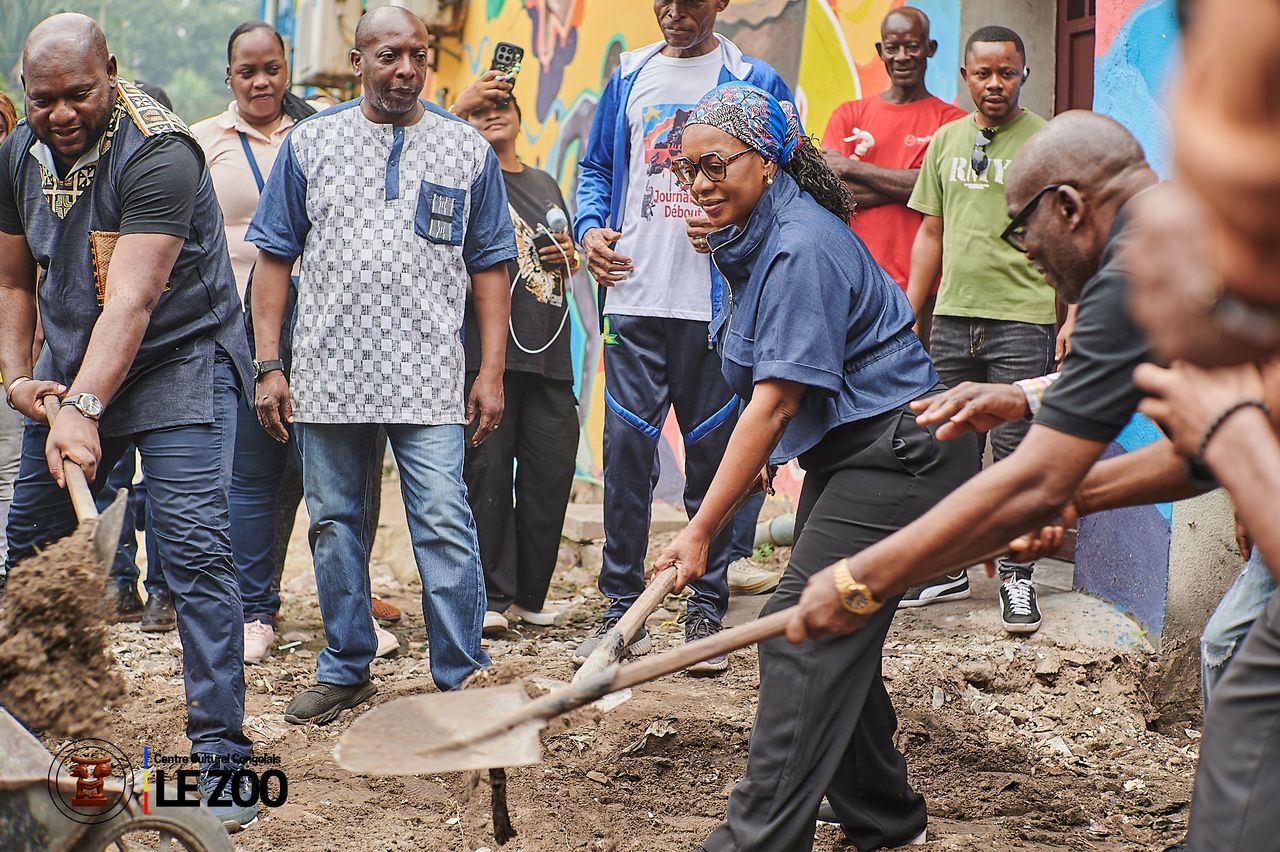 « Salongo Créatif » : Yolande Elebe « retrousse ses manches » pour l’assainissement du CZoo