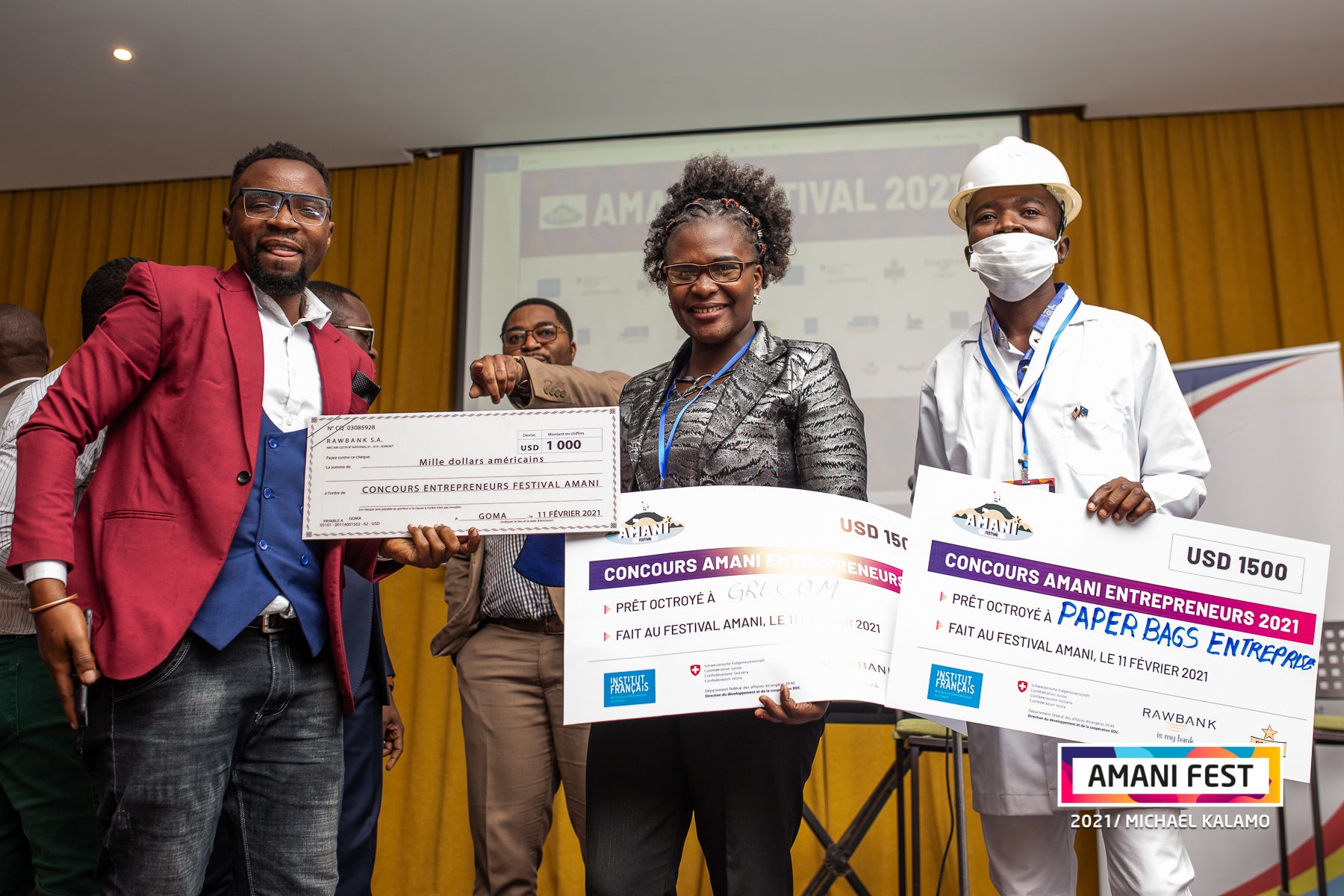 Amani Entrepreneur: Le projet Grecom-RDC remporte le « Concours d’entreprenariat »