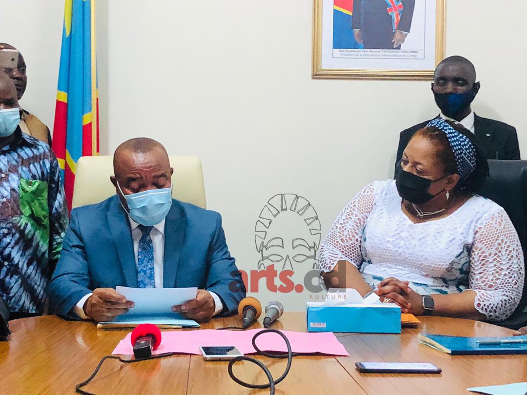 Remise et reprise: Les larmes de Jean-Marie Lukundji, Ministre sortant de la culture et arts (audio) !