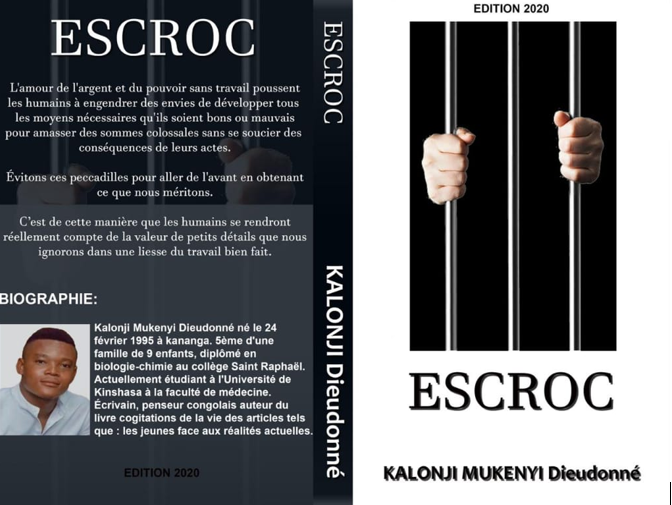 Kananga : publication en ligne d’un roman intitulé «Escroc»