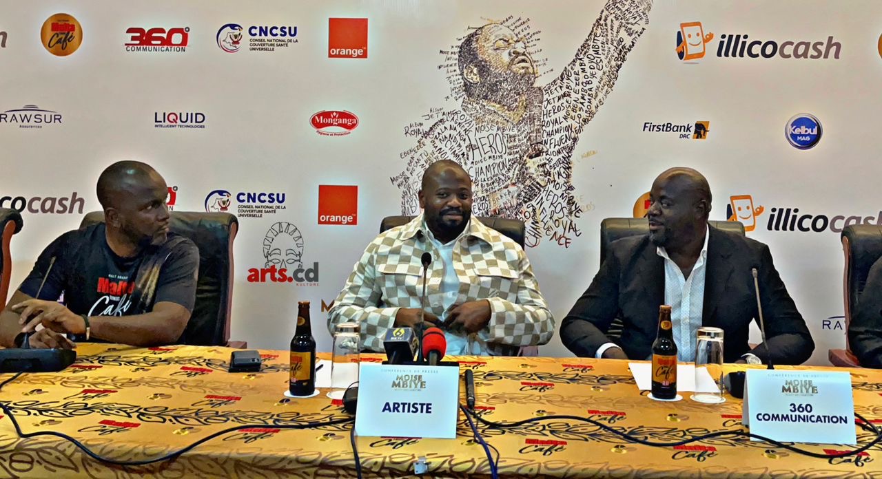 Concert du peuple : Au Stade des Martyrs, « je ne viendrai pas tester ma popularité (…) » (Moise Mbiye à la presse)