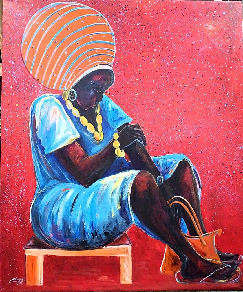 Expo: 53 tableaux de Dikisongele illuminent la Banque TMB