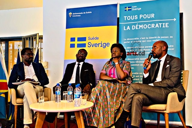 Democracy Talks, tribune de l’Ambassade de Suède pour échanges citoyens à Kinshasa